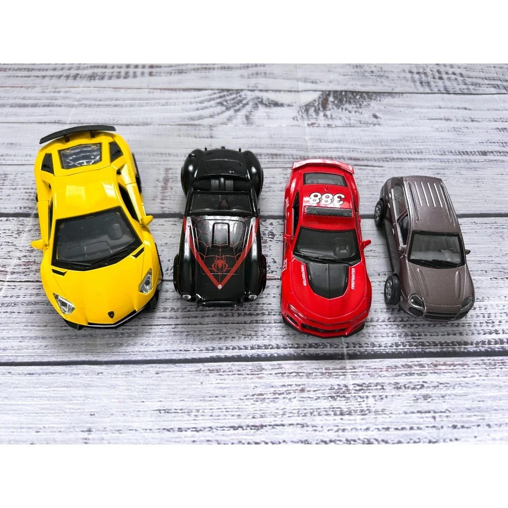 Diecast‎ Toy Car Lot Kids Lamborghini Spider Camero Light Up 4pc